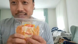 ASMR Eating Sounds - Dried Mango 🥭 Storytime: My Dog Is In Love 🐶💕