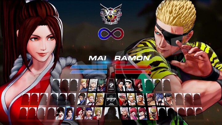 [Tự chế bởi người chơi] Giao diện game The King of Fighters 15: UI, màn hình chọn nhân vật, thanh má