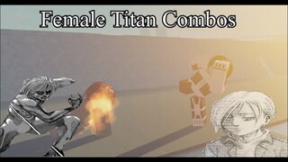 Female Titan Combos | AoT:Insertplayground |