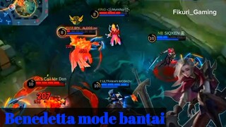 Emang boleh Benedetta damage sesakit itu🤔🤔 || + Sky PIERCER !!! || Benedetta mode bantai || MLBB