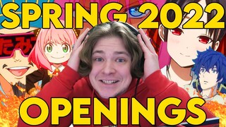 Music Producer Rates Anime Openings - Spring 2022 (Spy x Family, Girl Girl, Ya Boy Kongming!)