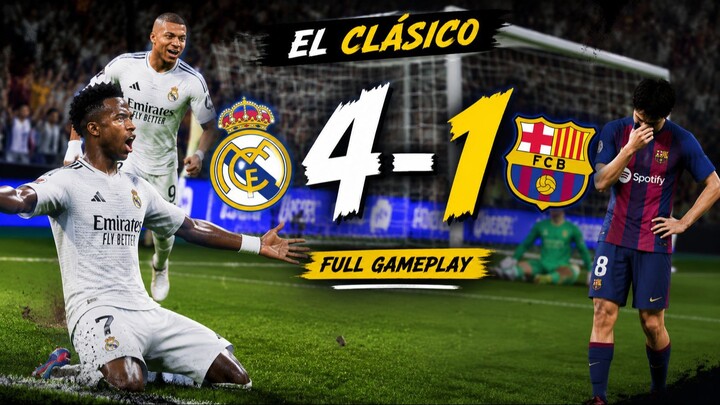 FC 26 | EL CLÁSICO 🔥 Barcelona vs Real Madrid | 1-4 | Full Match Gameplay