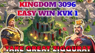Pengambilan Great Ziggurat KvK 1 Kingdoms 3096 || Rise Of Kingdoms