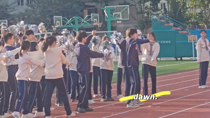 Yang Bowen's school sports meeting lead dance fantasy dream is shattered full version