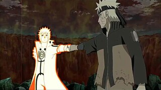 Naruto và Minato sát cánh chiến đấu