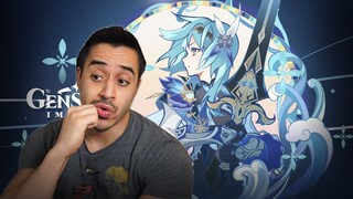 Boomer Reacts Character Teaser - "Eula: Midnight Encounter at the Tavern" | Genshin Impact