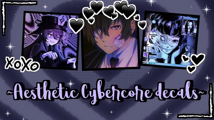 Aesthetic Cybercore decals/decal id | For Royale high and Bloxburg ^-^