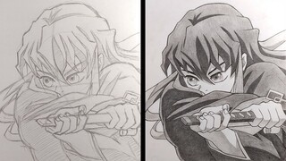 How to Draw Muichiro Tokito - [Kimetsu no Yaiba]