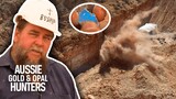 The Bishop Uses Explosives To Mine Huge Chunks Of Opal! | Outback Opal Hunters