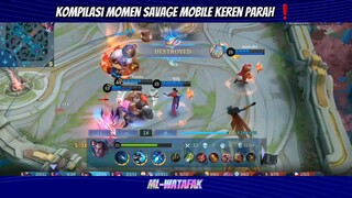 KOMPILASI MOMEN SAVAGE MOBILE LEGEND KEREN BANGET ❗