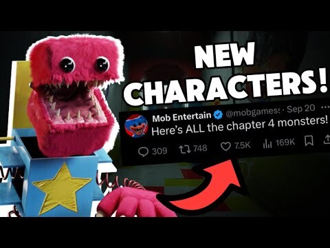 Poppy Playtime Chapter 4 NEW Monsters Have Been LEAKED… (All Characters)