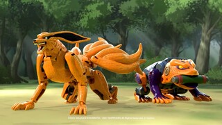 นารูโตะจอมคาถา x Transformers linkage PV วิดีโอโปรโมต Uzumaki Naruto Nine-Tailed Fox & Toad Yoshi TF