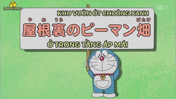 Doraemon S8 - Khu vườn ớt chuông xanh ở trong tầng áp mái
