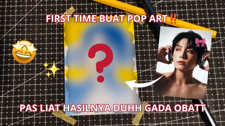 CAKEP BANGETT INII😭 | Draw Pop Art Realis Jeon Jungkook