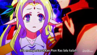 moment kakak adik mempertaruhkan imaniti(no game no life)