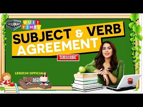 SUBJECT AND VERB AGREEMENT QUIZ | ENGLISH GRAMMAR REVIEW  #englishquiz  #SubjectandVerbAgreement