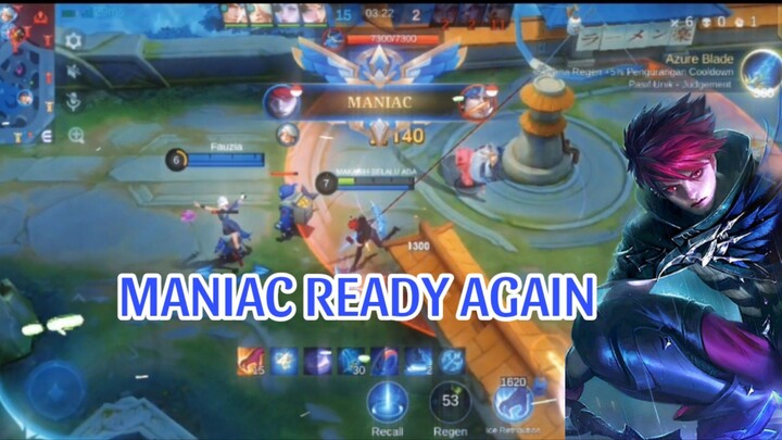 MANIAC READY AGAIN