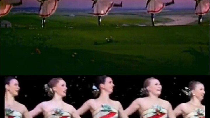 مقارنة بين عروض النموذج للمرابطات الريفيات في البراري وفرق التشجيع الأمريكية