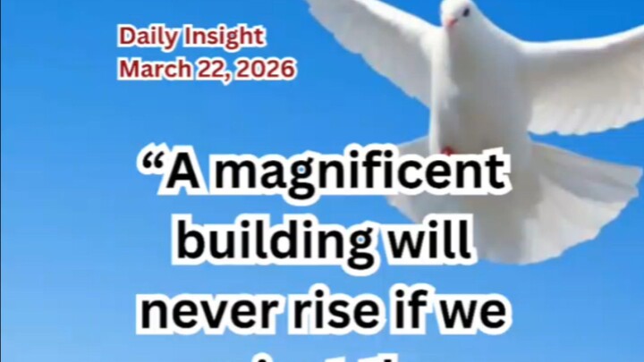 Daily Insight March 22, 2026 #faith #saint #insight