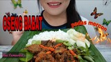 ASMR OSENG BABAT PEDAS MERCON | DEW ASMR MUKBANG INDONESIA | EATING SOUNDS