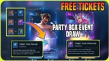 4 Free Tickets for Part Box Event Draw | Elite & Epic Skin Draw | How To Get Free Tickets | MLBB