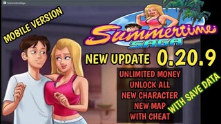 🔥SUMMERTIME SAGA 0.20.9 MOD ALL UNLOCK ALL UNLIMITED WITH CHEAT AND SAVE DATA