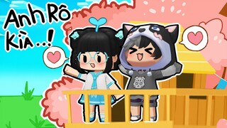 Mèo Simmy Lần Đầu Cắm Trại Cùng Anh Siro Trên 🌸CÂY HOA ANH ĐÀO🌸Trong Mini World