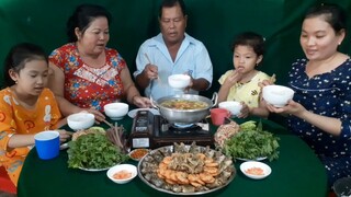 Cá Rô Đồng Kho Mắm Bông Súng Vườn Món Ăn Đậm Chất Miền Tây| TKQ & Family T482