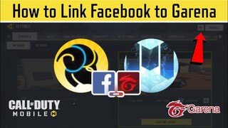 How to Link FB CODM Account to Garena? | COD MOBILE