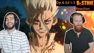 Dr.Stone Openings & Endings 1-3 | Anime Op & Ed Reaction
