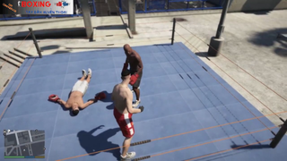 GTA 5 Đi Đánh Quyền Anh Đường Phố ( Boxing ) Gặp Được Mike Tyson Thanh Niên Bị P2
