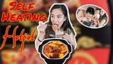 EATING SELF HEATING HOT POT | HAIDILAO INSTANT HOTPOT