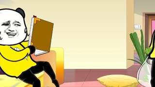 Khi mẹ để bạn ở nhà đọc sách một mình!