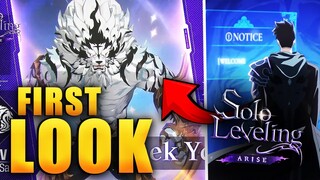 SILVER MANE BAEK & SSR SUNG WEAPON UPDATE!! (first look gameplay & all info) in Solo Leveling Arise)