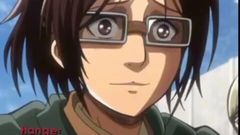 just hange being her