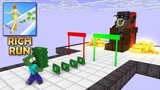 Monster School : BABY MONSTERS RICH RUN CHALLENGE 2 ALL EPISODE - Minecraft Animation