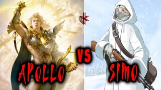 APOLLO VS SIMO. Núp Lùm Bắn Nhau??? Cách Chiến Đấu Của Apollo Và Simo. Cung Tên Vs Súng Đạn