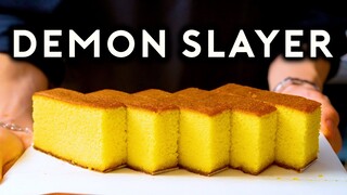 How to Make the Castella Cake from Demon Slayer | Anime with Alvin