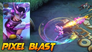 WANWAN - PIXEL BLAST SKIN GAMEPLAY | WANWAN COLLECTOR SKIN | MOBILE LEGENDS BANG BANG