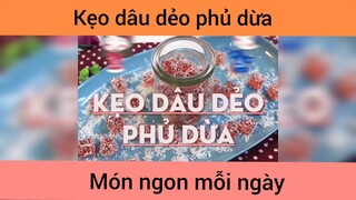 Kẹo dâu dẻo phủ dừa