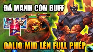 [LMHT Tốc Chiến] Galio Đã Mạnh Còn Được Buff Lên Full Phép Đi Mid Cực Phê