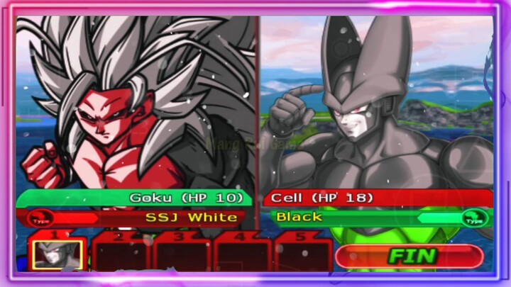GOKU AF SSJ WHITE VS CELL BLACK - DB MOD ANDROID GAMEPLAY