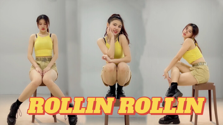 三代女团的健康性感风格 | 该女大学生为了翻跳肉0还买了凳子！rollin'-brave grils舞蹈练习