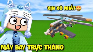 HELICOPTER HELICOPTER! 🤣🤣🤣 MEOWPEO KHÁM PHÁ MAP MÁY BAY TRỰC THĂNG SIÊU VIP PRO TRONG MINI WORLD