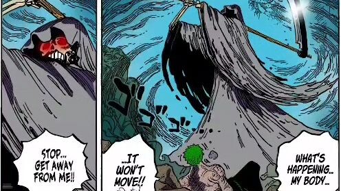 moment zoro & grim Reaper