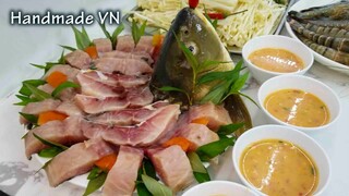 LẨU CÁ CHÉP GIÒN - Cách nấu nước LẨU CÁ SIÊU NGON - cách pha SỐT CHẤM HẢI SẢN ngon NHƯ NHÀ HÀNG