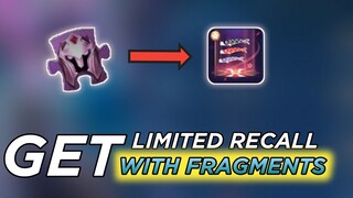 CONVERT RARE FRAGMENTS TO LIMITED RECALL || 515 EXCHANGE RECALL AND OTHER REWARDS MOBILE LEGENDS
