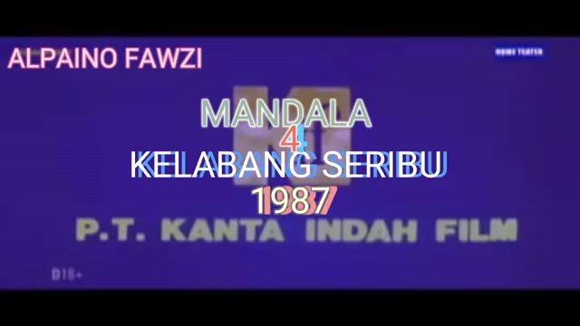 4. MANDALA 4 kelabang seribu 1987 compress.  FILM PENDEKAR INDONESIA Alpaino Fawzi