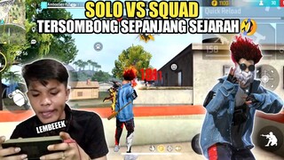 AKIBAT TERLALU SOMBONG🤣!! SOLO VS SQUAD🔥