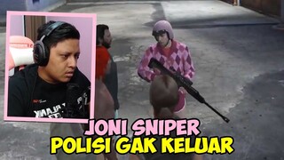 JONI PEGANG SNIPER POLISI GAADA YANG KELUAR - GTA V Roleplay